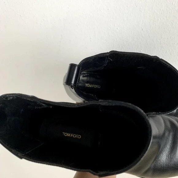 Tom Ford Black Leather Boots